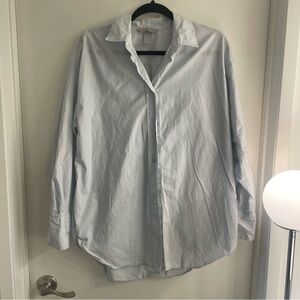 H&M Light blue casual button down